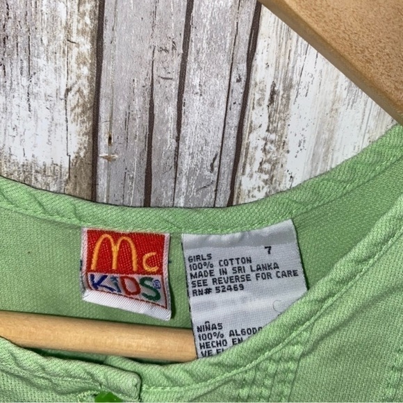 McKids Vintage Green Floral Top - Picture 4 of 4